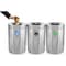 Alpine Industries 50 Gallon Stainless Steel Compost Bin, Recycling Can, and Trash Receptacle ALP475-50-R-T-CO - alternate 3